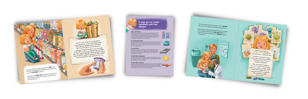 Charlie Learns About Her Food Allergies (Hardcover Book)